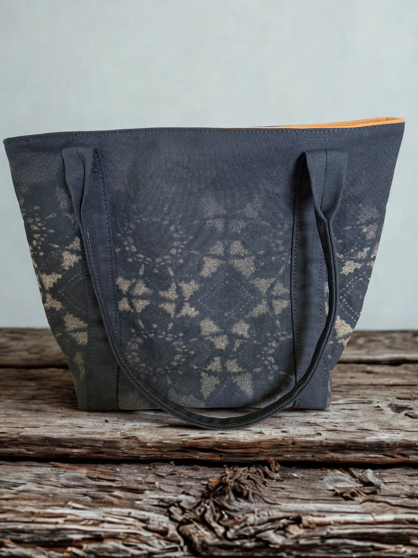 Country Bloom Tote - Black Lace - Medium